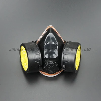 Double Filter Protective Gas Mask Chemical Respiratory Mask (CR306)