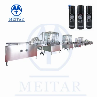 Automatic Self Defense Spray Liquid Filling and Capping Machine