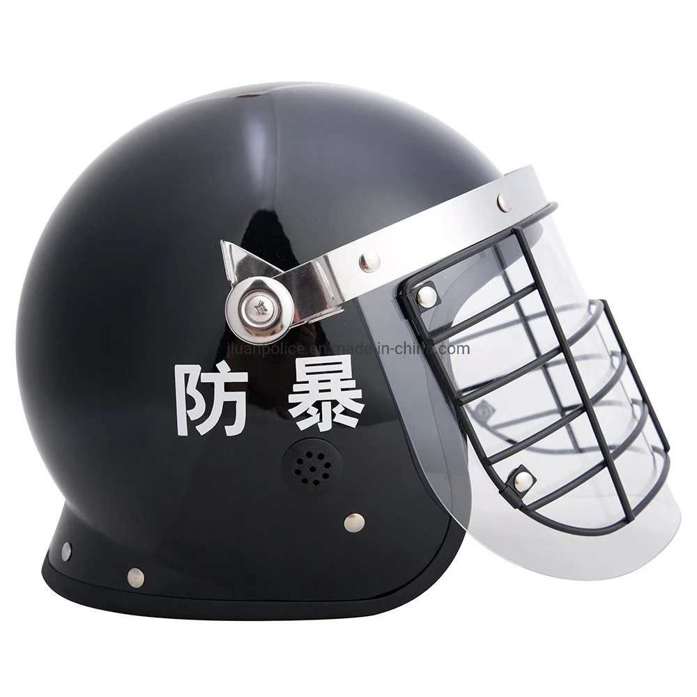 Military Protection Black Protective Anti Riot Police Helmet