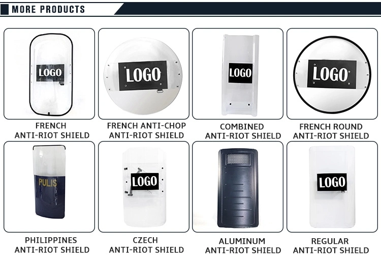 High Quality Polycarbonate Anti Riot Control Transparent Shield