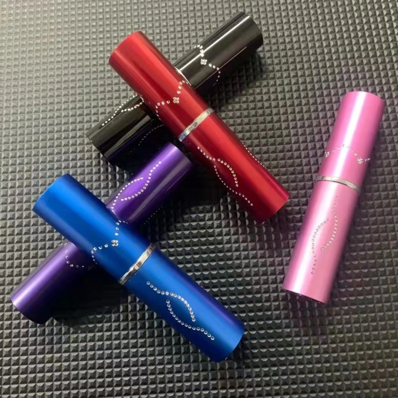 Lady Use Self Defense Mini Lipstick Stun Guns with Flashlight