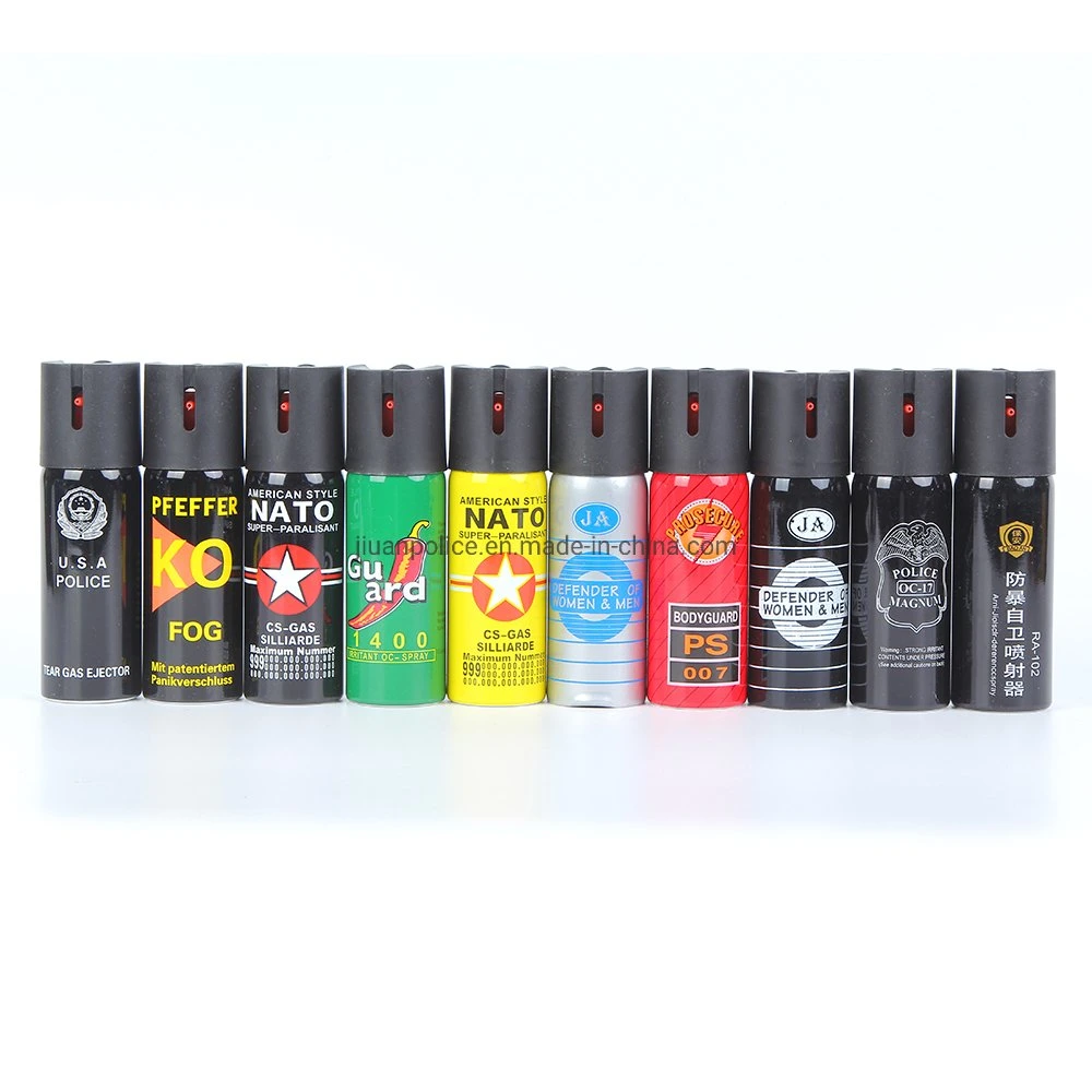 Police Equipment 60ml 110ml Self Defense Pepper Spray