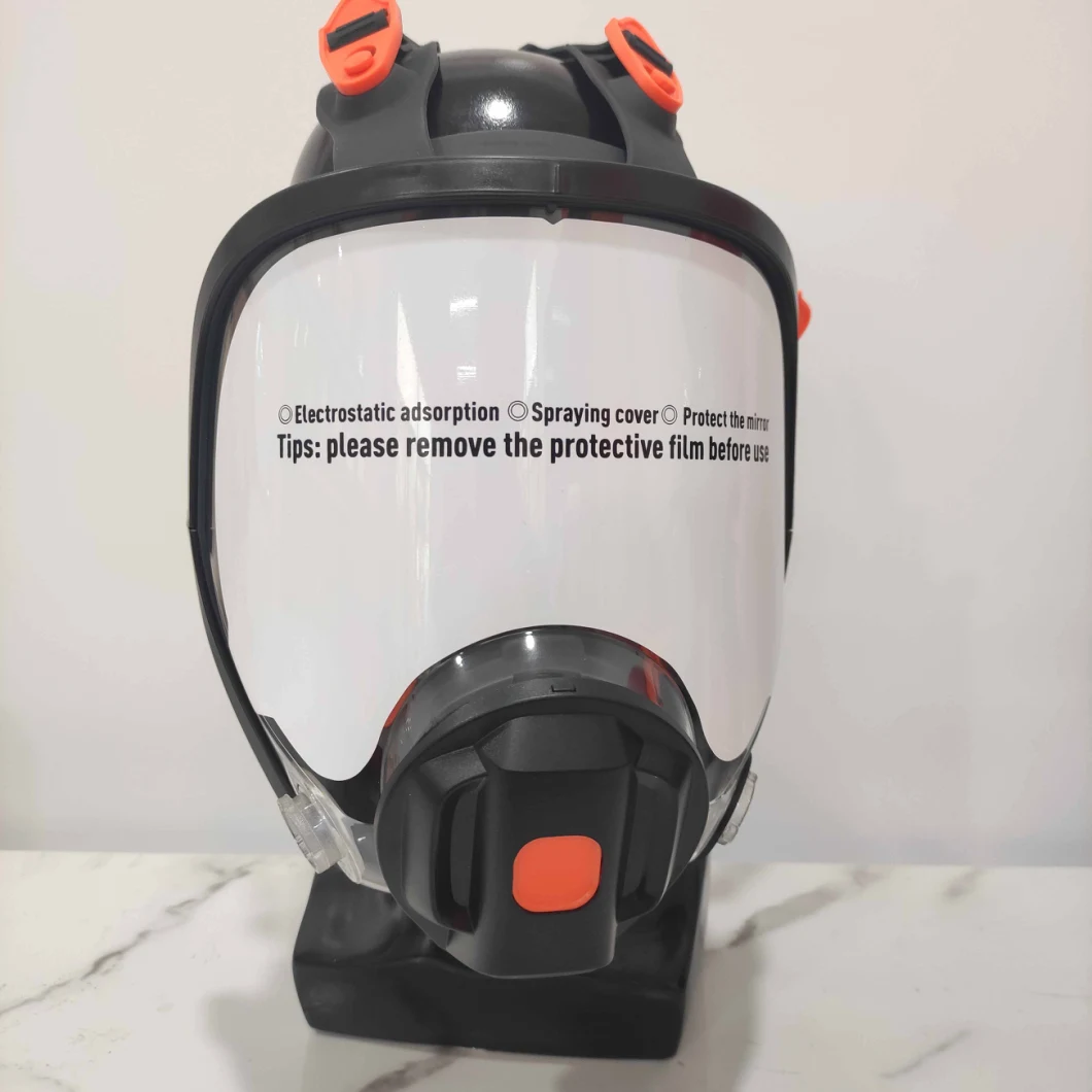 Wholesale Cn Ci H2s Cl2 Gas Mask with Doulbe Filters