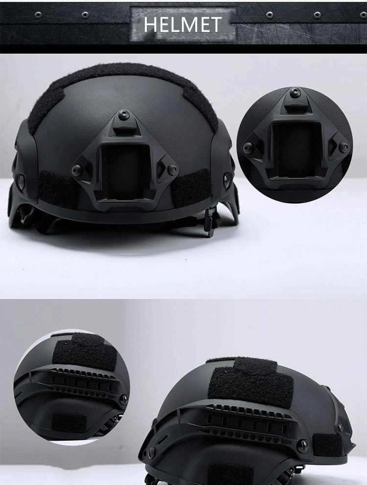 Lightweight Training Equipment High Strength Safety Mich Anti Riot Military Combat Tactical Helmet