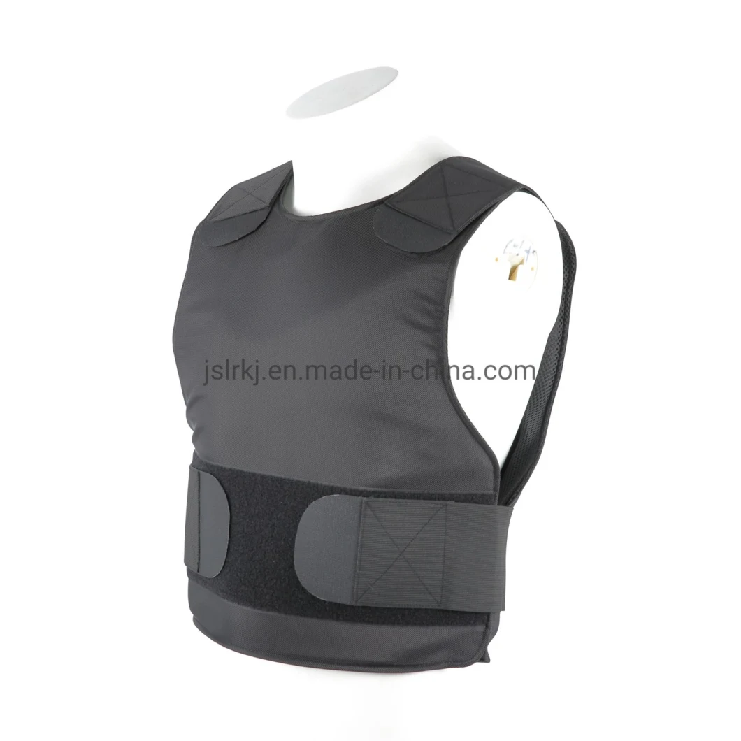 Concealable Soft Bulletproof Body Armor Aramid / UHMW-PE Bullet Proof Vest