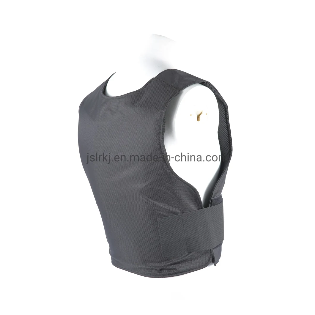 Concealable Soft Bulletproof Body Armor Aramid / UHMW-PE Bullet Proof Vest