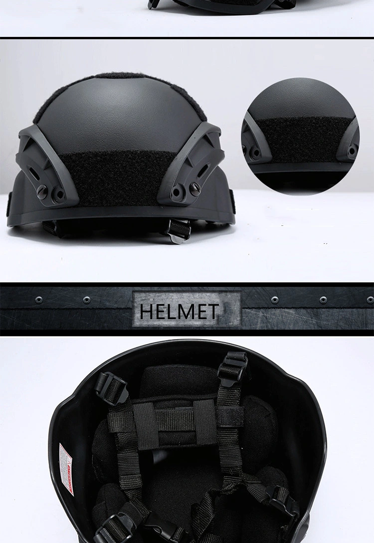 Lightweight Training Equipment High Strength Safety Mich Anti Riot Military Combat Tactical Helmet