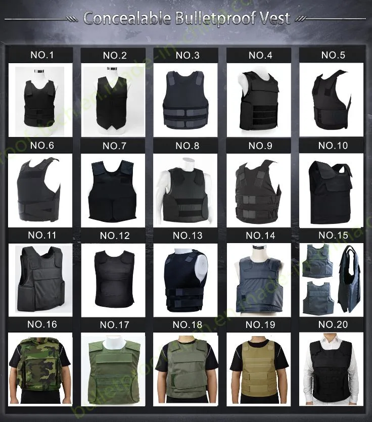 Self Defense Gear Body Armor for Military and Police Law Enforcement Bulletproof Vest 164